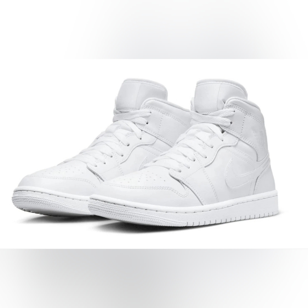 2025 Womens Nike Air Jordan 1 Mid White Shoes Sneakers DV0991-111 Various Sizes